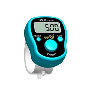 2PCS Number Clicker Tasbeeh Tasbih Mini Finger Ring Digital Hand Tally Counter - Picture 1 of 8