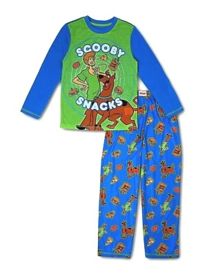 SCOOBY DOO! & SHAGGY Niños Pijama Ropa de Dormir Conjunto con Pantalones de Vellón Niños Talla 8 Foto 1 de 3