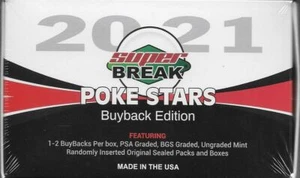 Eccellente Break 2021 Poke Stars Buyback Edizione 1.0 Box - Zdjęcie 1 z 2