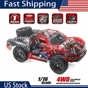 Remo 1:16 Scale Short Course RC Car 4WD Electric Vehicle 50KM/H High Speed Car - Picture 1 of 12