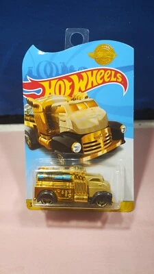 Camión cisterna Hot Wheels Fast Gassin Meijer exclusivo dorado fundido a presión escala 1:64 Foto 1 de 3