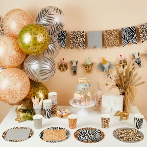 Safari Birthday Party Decorations Balloons Tableware Banners - Party Supplies - Picture 1 of 43