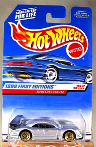 1999 Hot Wheels #926 First Edition 26/26 MERCEDES CLK-LM Gray w/Gold Lace Spokes - Picture 1 of 5