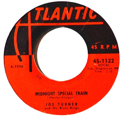 Joe Turner Midnight Special Train / Feeling Happy R&B 45 7" Vinyl -Coupons! Foto 1 de 3