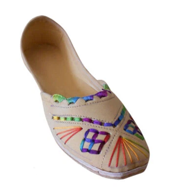 Женские туфли индийские без шнуровки ручной работы кожаные оксфорды джутти США 9,5-12 - Изображение 1 из 4