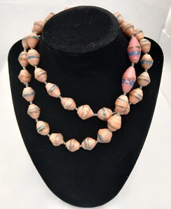 Paper Bead For Life Handmade Necklace- Fair Trade Jewelry - Picture 1 of 5