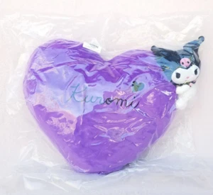 US SELLER Sanrio Characters Kuromi My Melody Hugging Heart Cushion - Picture 1 of 5