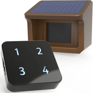 Htzsafe 1/2Mile Wireless Solar Driveway Alarm System Fully Weatherproof - Picture 1 of 13
