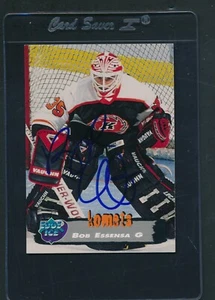 1995/96 Edge Ice #126 Bob Essensa Komets autografato *D7055 - Foto 1 di 1