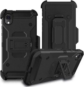Custodia per Motorola Moto E6 antiurto clip da cintura fondina supporto robusto - Foto 1 di 7