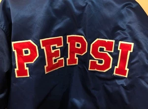 RARE Vintage 1980's PEPSI GOTTA HAVE IT Starter Blue Satin Jacket Size XL - Picture 1 of 8