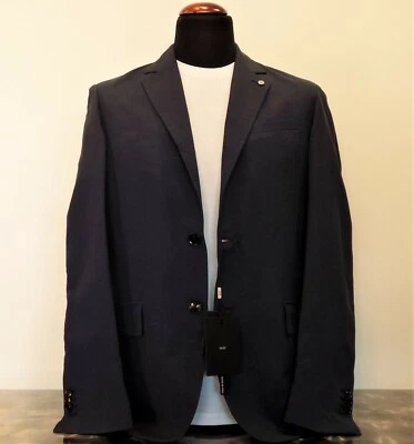 Veste Blazer Droits Lin Liu - Jo Homme M122P102LINOBLAZER 701 Bleu - Photo 1/3
