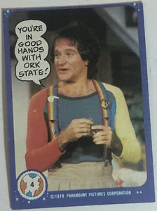 Vintage Mork And Mindy Trading Card #4 1978 Robin Williams - Picture 1 of 2