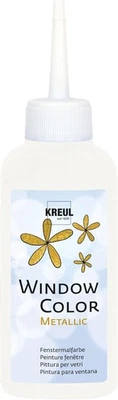 KREUL 42734 - Window Color perlmutt 80 ml, Fenstermalfarbe mit Metalliceffekt au - Bild 1 von 4