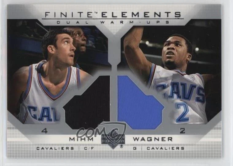 2003-04 Upper Deck Finite Elements Dual Warm-Ups Chris Mihm Dajuan Wagner #FE24 - Image 1 of 2