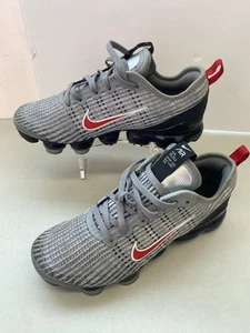Nike Vapormax Flyknit 3 GS BQ5238-006 PARTICLE GRAY UNIVERSITY RED 6,5 Y - Bild 1 von 13