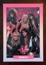 Warrant 1991 Rock Cards #235 Series One