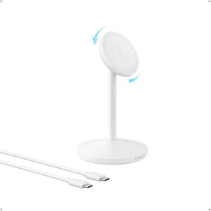 Anker Station de Charge Magnétique Sans Fil 15W Certifiée Qi2 Compatible MagSafe - Photo 1 sur 7