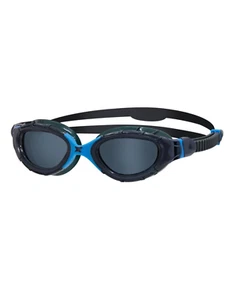 Zoggs Predator Flex 2.0 Adult Swim Goggle Black/Blue/Smoke Lens - Picture 1 of 1