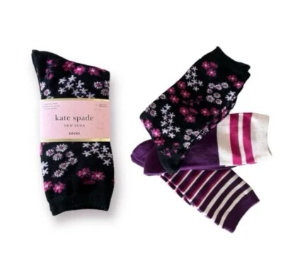 Paquete de 3 calcetines Kate Spade New York talla única Foto 1 de 4