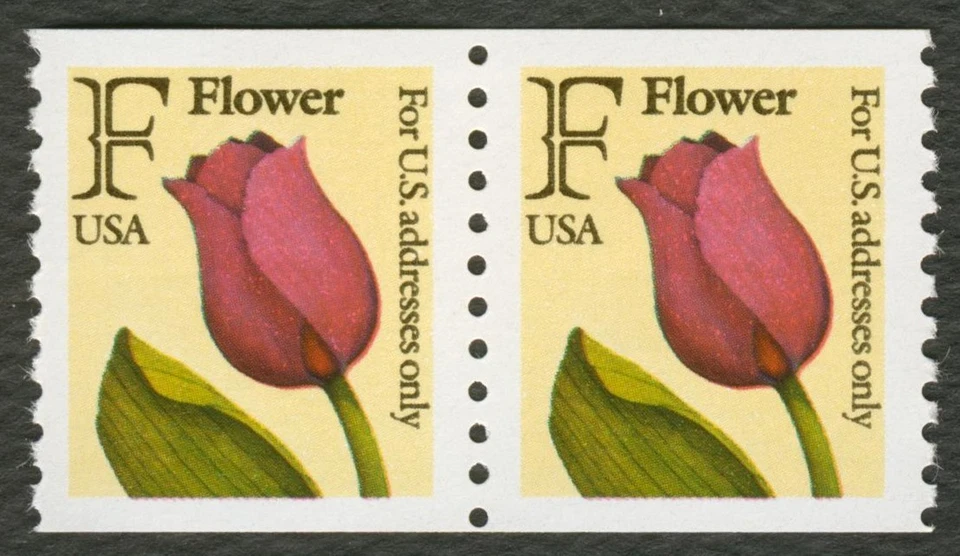 #2518 Flor 'F', Par de bobinas, Como Nuevo **Cualquier 5 = ENVÍO GRATUITO** Foto 1 de 1