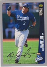 1996 Collector's Choice Silver Bob Hamelin #571 Kansas City Royals Baseball