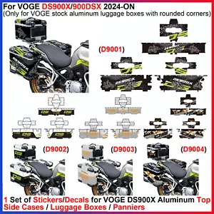 Para VOGE DS900X/900DSX 2024-ON, estuches superiores y laterales/alforjas calcomanías gráficas pegatinas - Imagen 1 de 17