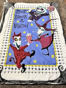 Lock Shock and Barrel twin comforter MIP Nightmare Before Christmas 2000 - Picture 1 of 5