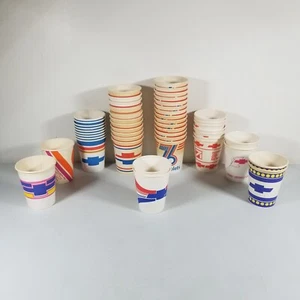 49 Chevrolet Paper Cups 1960s 70s Lot Dealer Promo Lot USA Red White Movie Prop - Picture 1 of 10