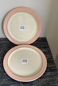 Denby Heritage Piazza Dinner Plate Pair New 