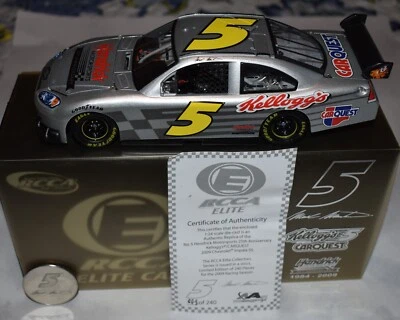 Coche de prueba Mark Martin # 5 2009 Kelloggs/Carquest # 48 de 240 hecho RCCA Elite Foto 1 de 2