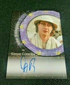 Stargate SG-1 Autograph Card Johh Billingsley as Simon Coombs A31 Space Sci Fi  - Picture 1 of 2