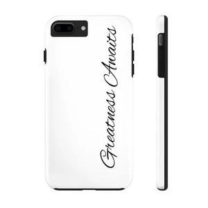 Stylish Tough Phone Case - "Greatness Awaits"| Durable, Motivational Tech, Gift - Picture 1 of 108