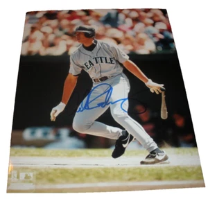 FOTO 8X10 FIRMADA POR ALEX RODRIGUEZ SEATTLE MARINERS, HOFER ÚLTIMO CON CERTIFICADO DE AUTENTICIDAD - Imagen 1 de 2