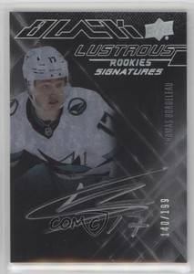 2022-23 SPx UD Black Lustrous Signatures /199 Thomas Bordeleau Rookie Auto RC
