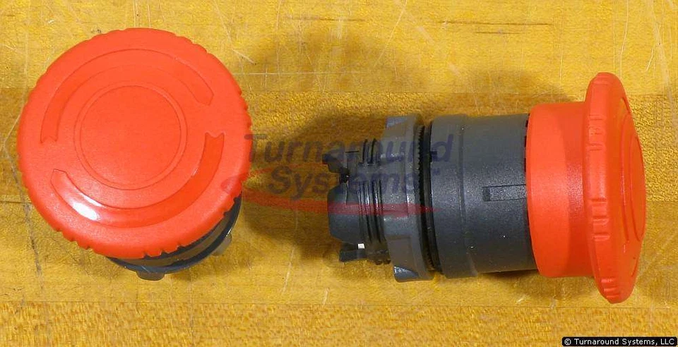 Operadores de botón pulsador rojo Schneider Telemecanique ZB5AS54, giro para liberar, NUEVO Foto 1 de 1