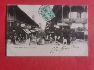CPA PORT SAID - Rue du Commerce - Imagen 1 de 2