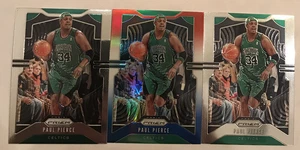 3 x 2019-20 Panini Prizm Paul Pierce Red White Blue & 2Base Boston Celtics #29 - Picture 1 of 2
