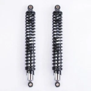 WO Shock Absorbers 400MM 15.7" Motorcycle Replacement Round Ends For Scooter ATV - Picture 1 of 7