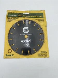 Remgrit Circular Saw Blade 6 1/2 In Universal Arbor - Picture 1 of 2