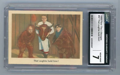 1959 The Three Stooges #57 That Oughta Hold Him! CGC 7 NEAR MINT #933057 - Image 1 of 2