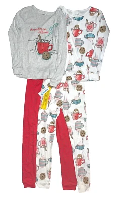 Juegos de pijama de manga larga Carter’s Girls or Just One You, 2-4 piezas ajuste ceñido 5-10 nuevos con etiquetas Foto 1 de 2