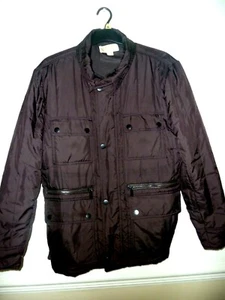 Mens Michael Kors brown puffa coat/jacket size L 44"chest - Picture 1 of 7