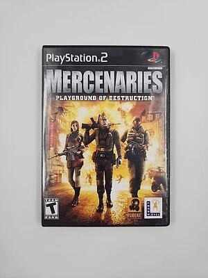 Mercenaries Playground of Destruction PS2 PlayStation 2 Complete CIB - Image 1 of 4