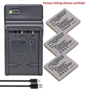 Battery or charger for Samsung SLB-0737 SLB-0837 Sanyo NP-40 Digimax i5 NV7 L80 - Picture 1 of 45