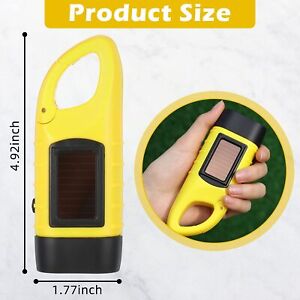Solar Charging Torch - Crank Rechargeable LED Flashlight