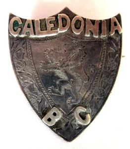 UNITED KINGDOM - CALEDONIA B C SILVER BADGE - Foto 1 di 2