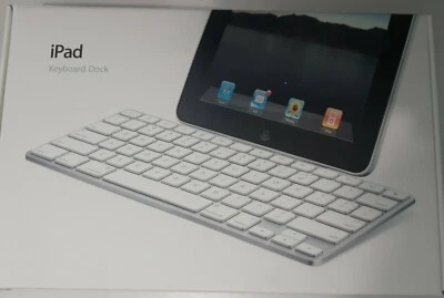 Apple  iPad Keyboard Dock New in Box White  - Image 1 of 2