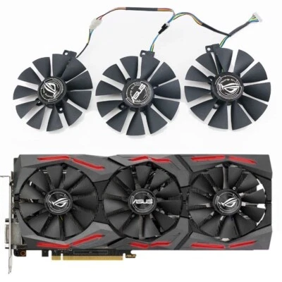 ASUS ROG STRIX GTX1060 GTX1070Ti GTX1080 1080Ti Cooling Fan GPU Video Cards Fans - Image 1 of 4