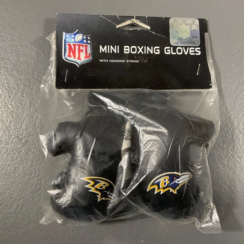 Baltimore Ravens NFL Football Hanging String Mini Boxing Gloves Team Logo Sports Cover